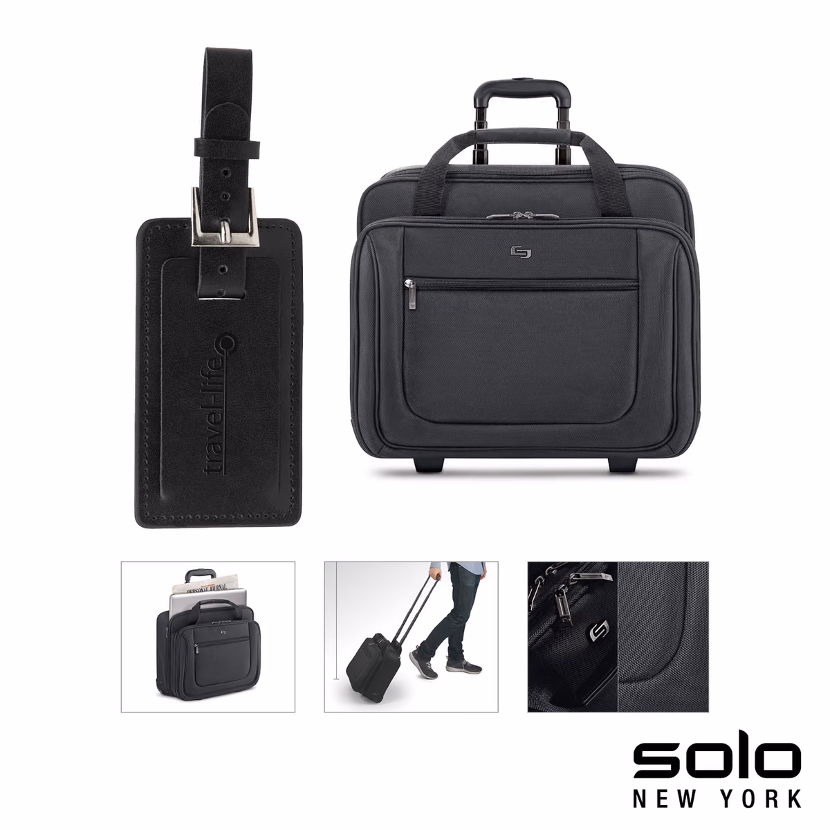Custom Solo New York Bryant Rolling Case