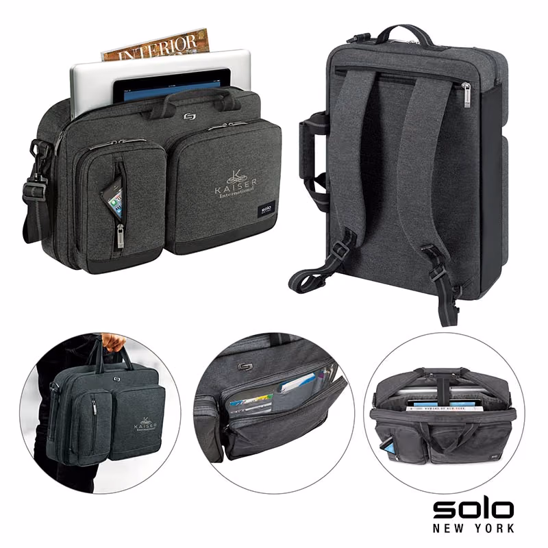 Custom Solo New York Duane Hybrid Briefcase