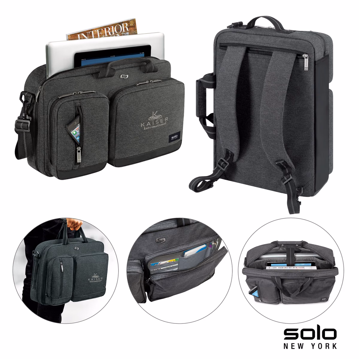 Custom Solo New York Duane Hybrid Briefcase