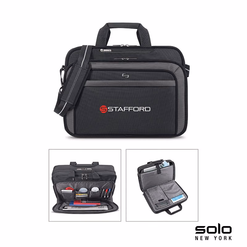 Custom Solo New York Empire Briefcase