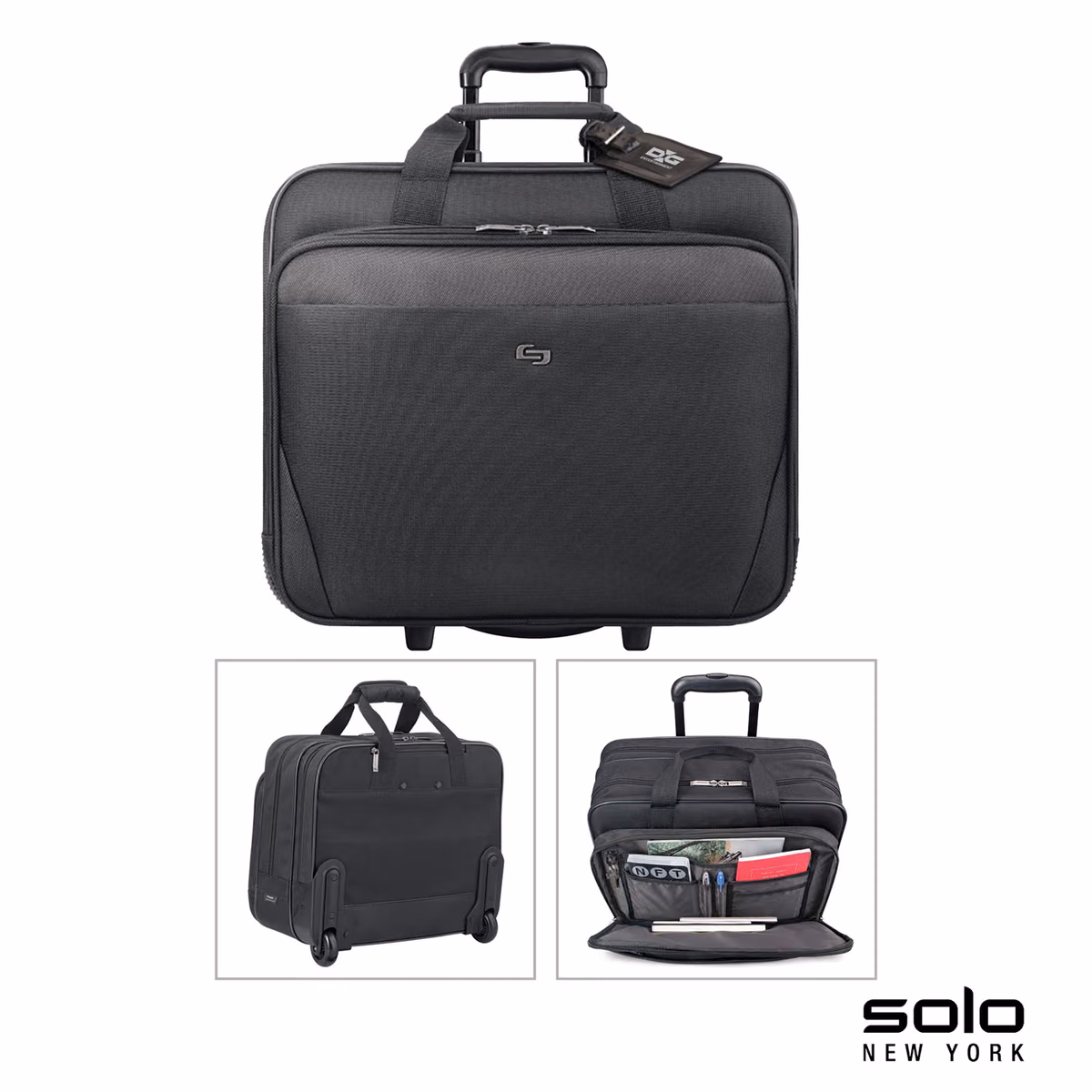 Custom Solo New York Empire Rolling Case
