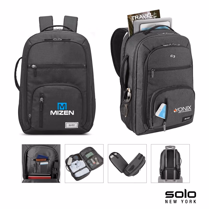 Custom Solo New York Grand Travel TSA Backpack