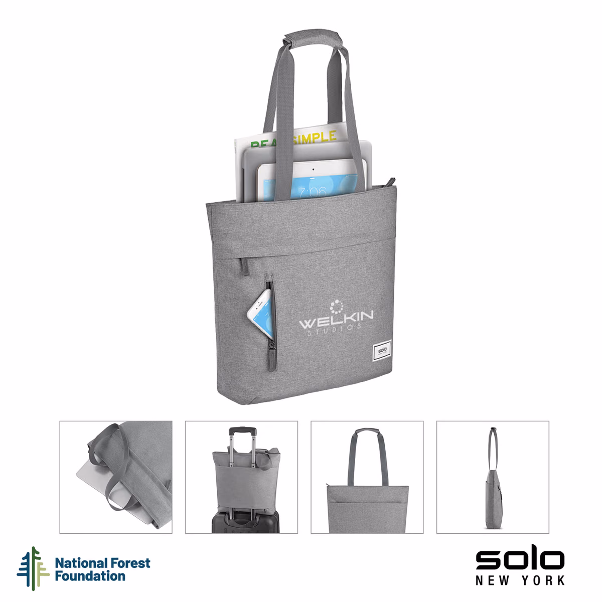 Custom Solo New York Re:store Laptop Tote