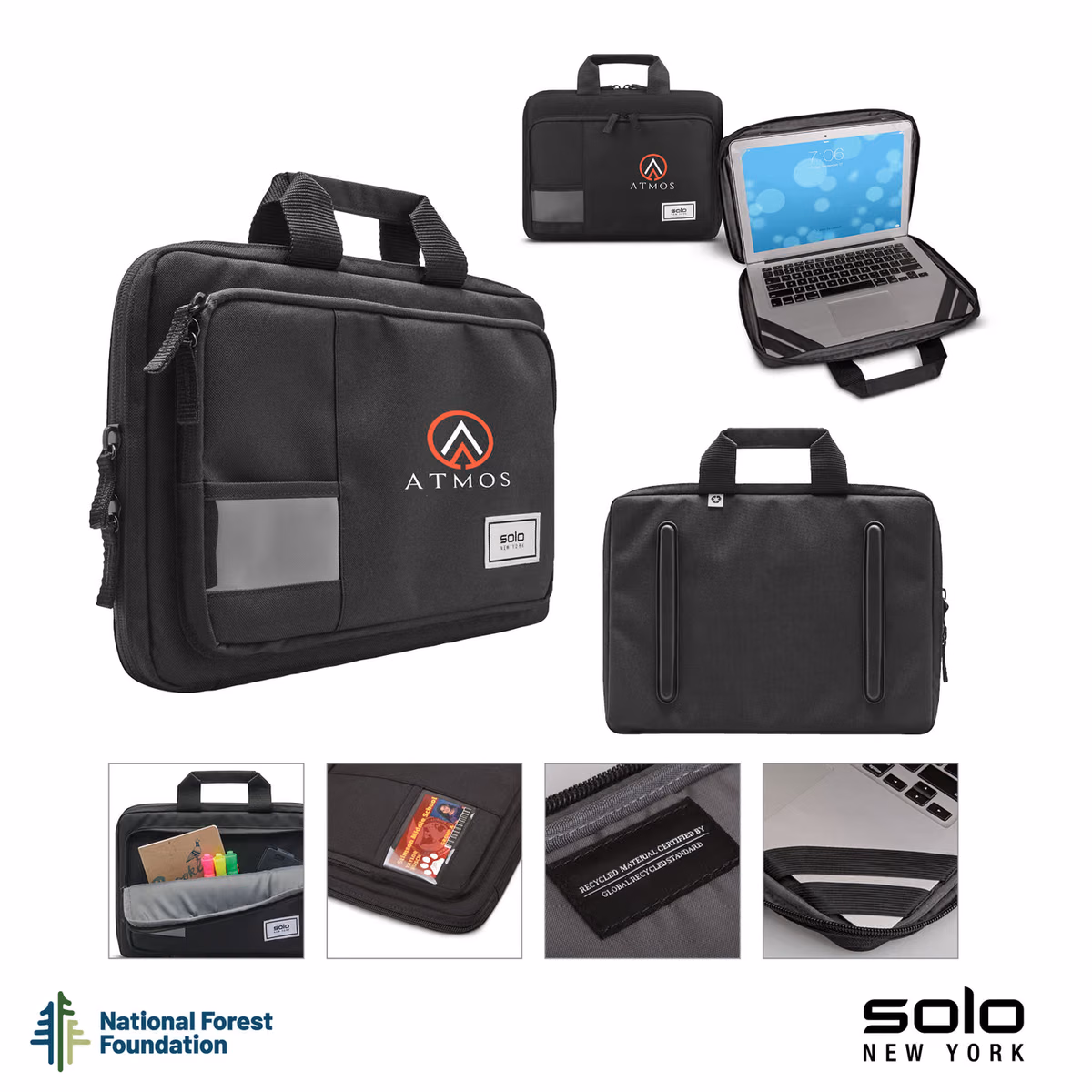 Custom Solo New York Secure-Fit 13.3" RPET Chromebook Case