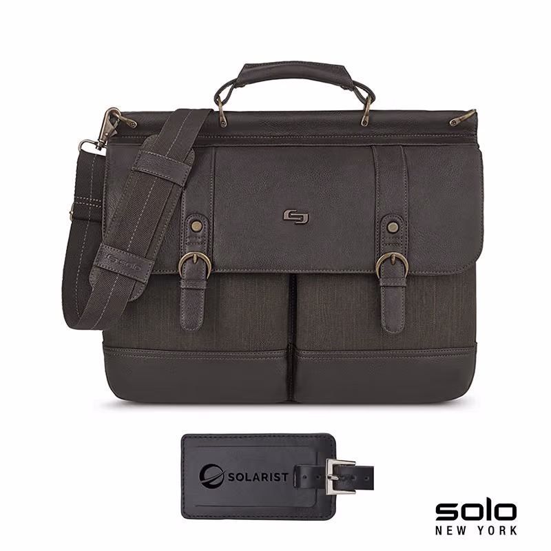 Custom Solo New York Thompson Briefcase