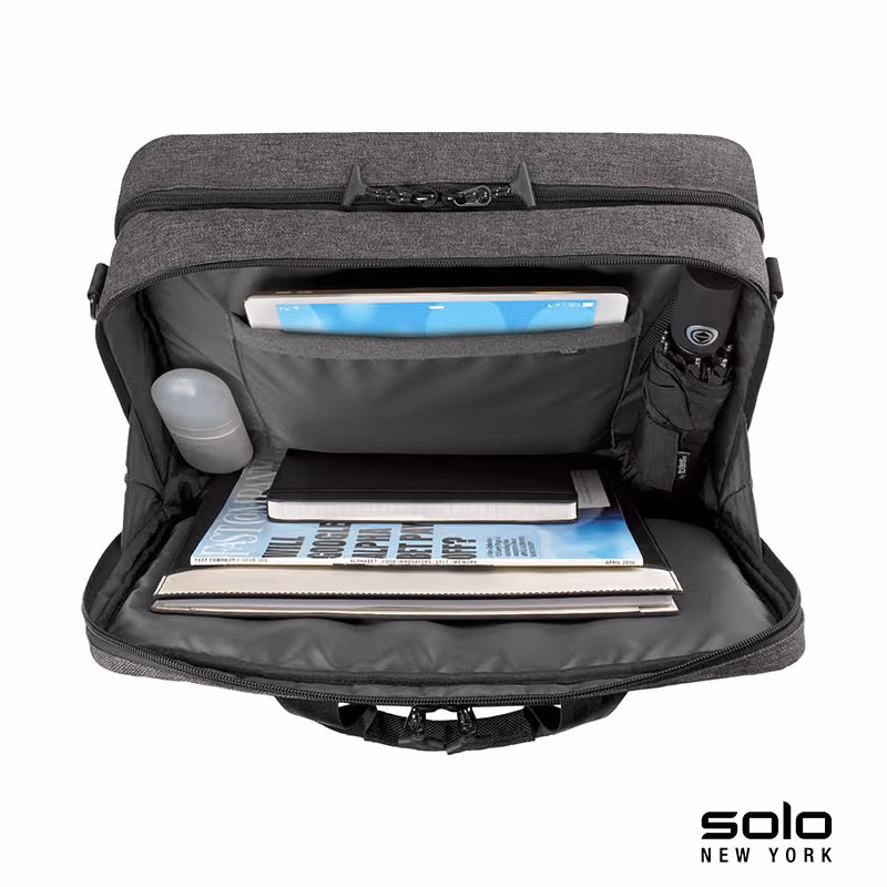 Custom Solo New York Voyage Briefcase