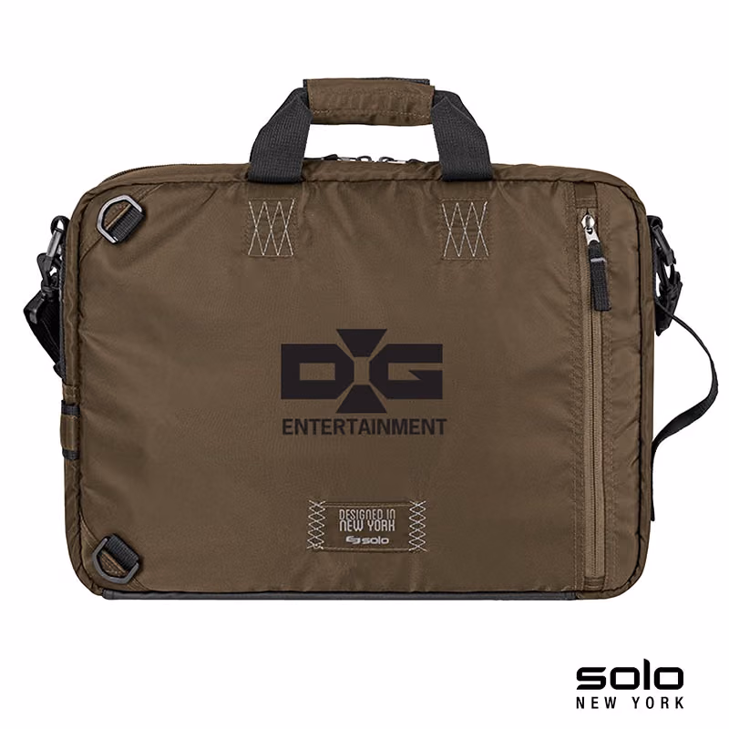 Custom Solo New York Zone Briefcase Backpack Hybrid