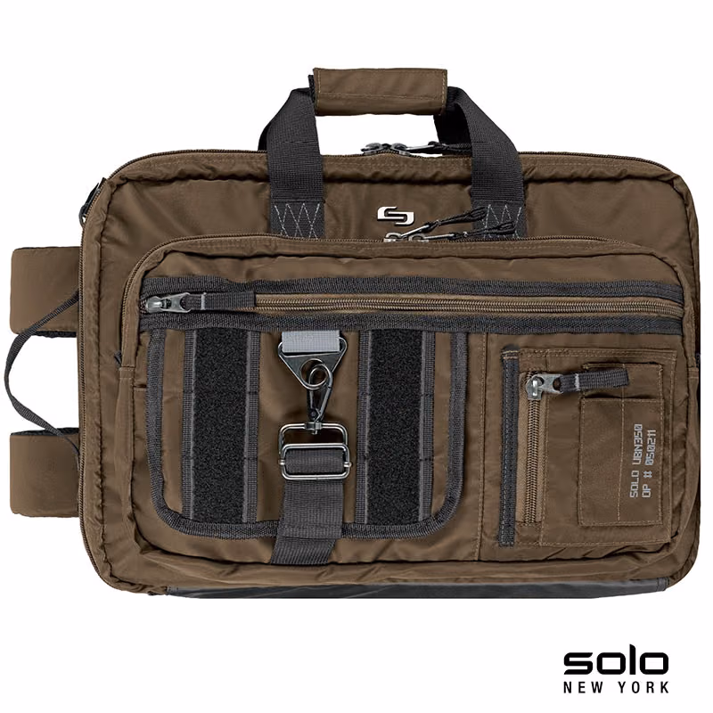 Custom Solo New York Zone Briefcase Backpack Hybrid