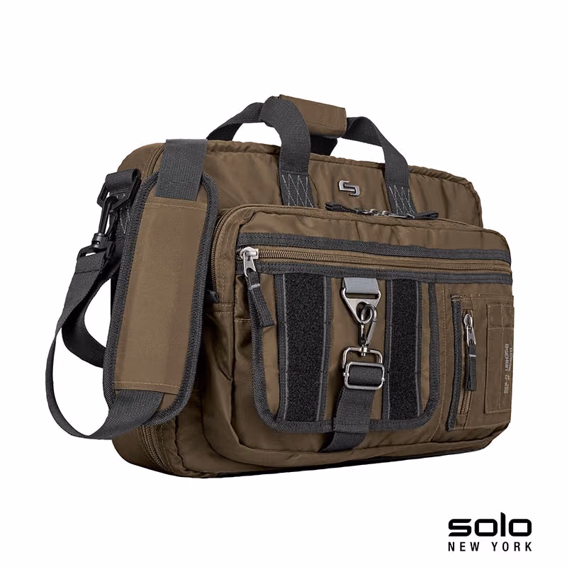 Custom Solo New York Zone Briefcase Backpack Hybrid