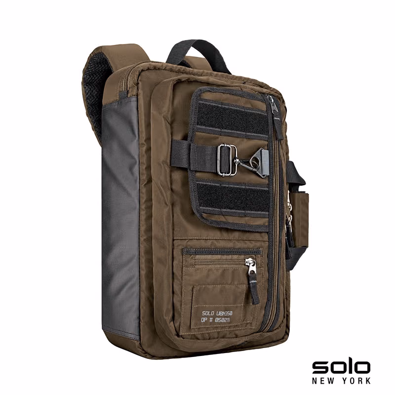 Custom Solo New York Zone Briefcase Backpack Hybrid