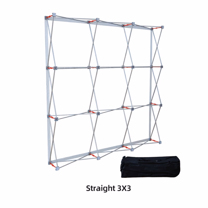 Custom DisplaySplash Pop-Up Fabric Display - 7.5' W x 7.5' H