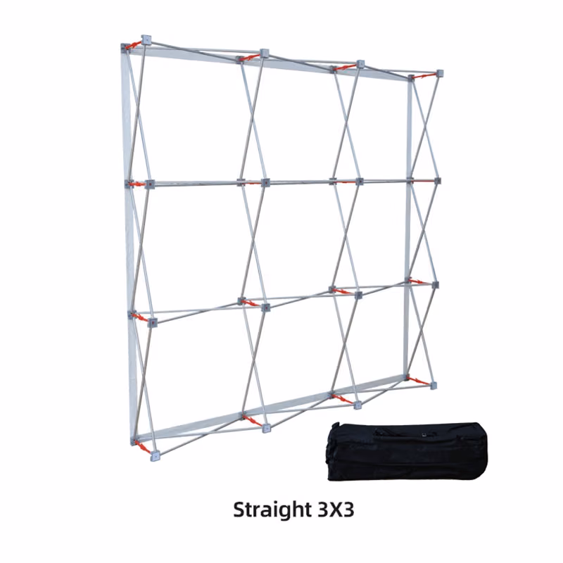 Custom DisplaySplash Pop-Up Fabric Display - 7.5' W x 7.5' H