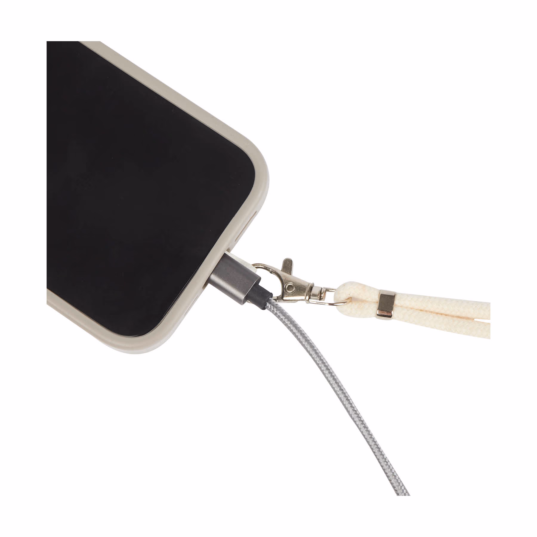 Custom Wheaton Cotton & Bamboo Phone Lanyard