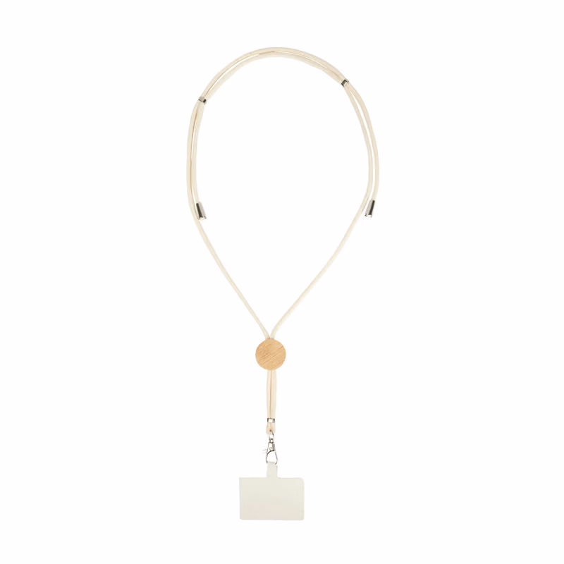 Custom Wheaton Cotton & Bamboo Phone Lanyard