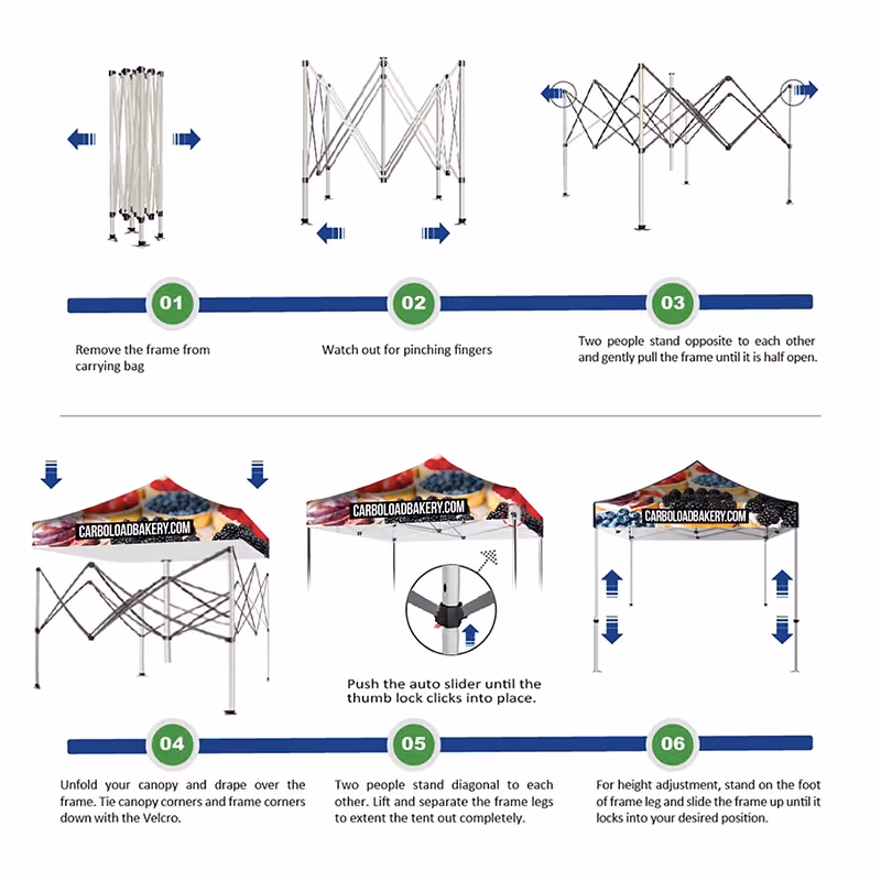 Custom DisplaySplash 10' x 10' Tent Top & Frame