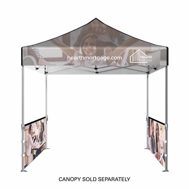 Custom DisplaySplash 10' x 3' Double-Sided Tent Wall, 2pc Set