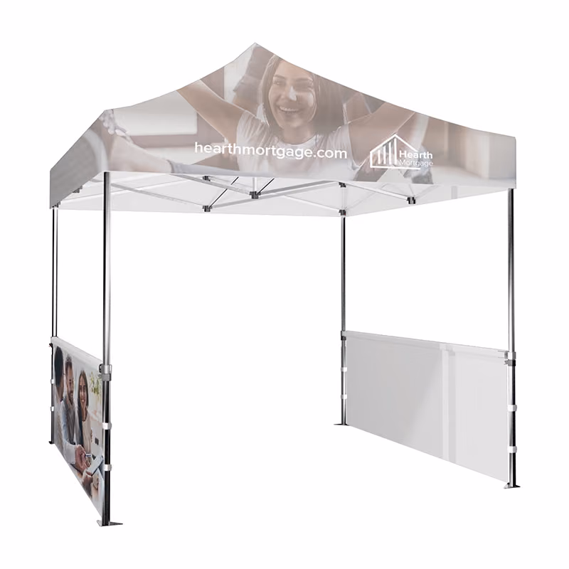 Custom DisplaySplash 10' x 3' Single-Sided Tent Wall, 2pc Set