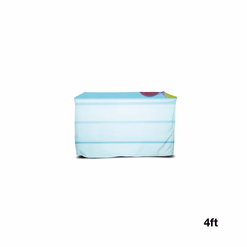 Custom DisplaySplash 4' Fitted Table Cover