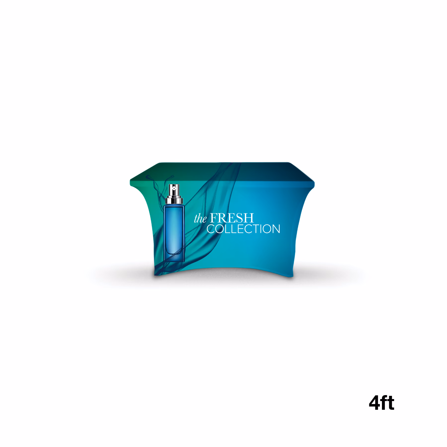 Custom DisplaySplash 4' Stretch Table Cover
