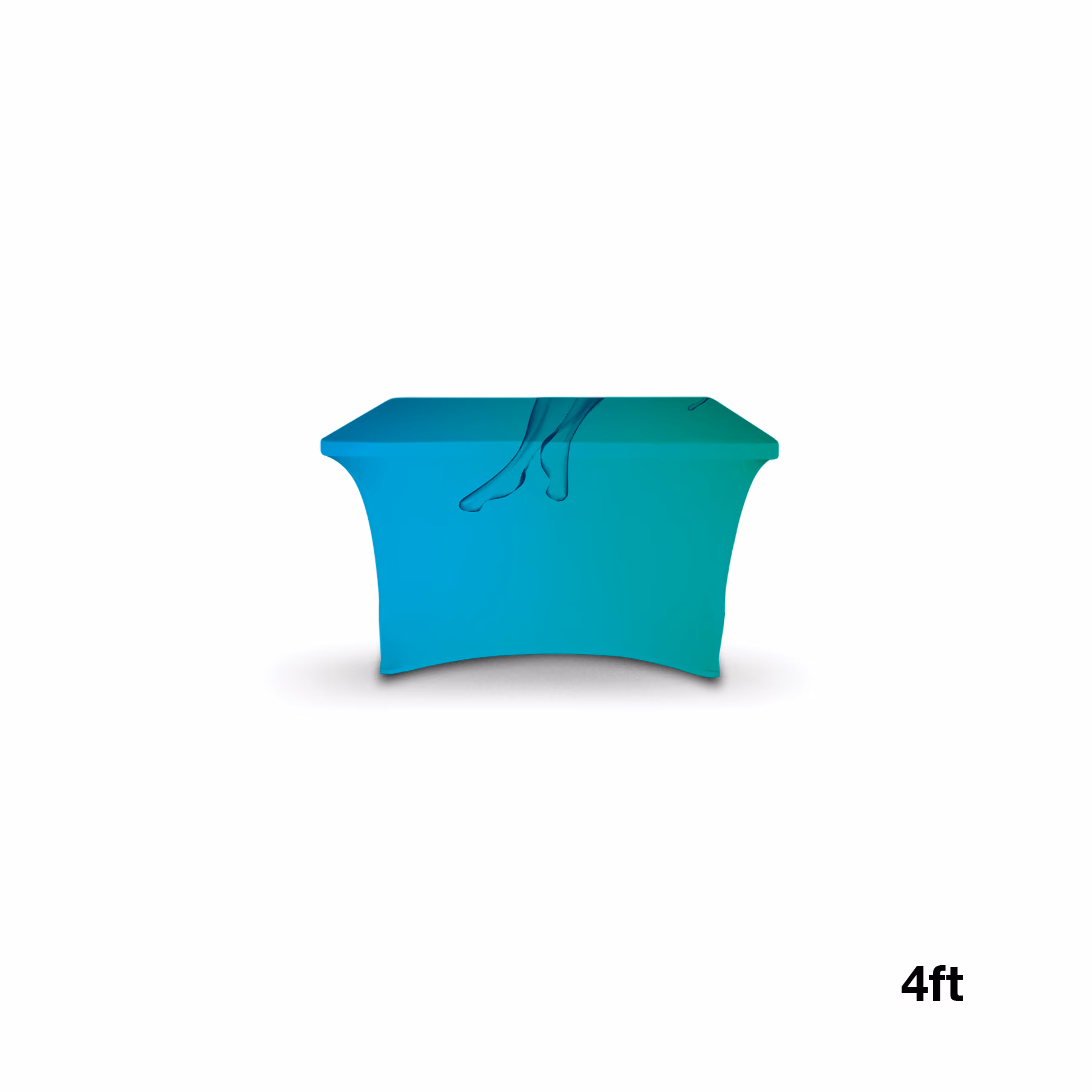 Custom DisplaySplash 4' Stretch Table Cover
