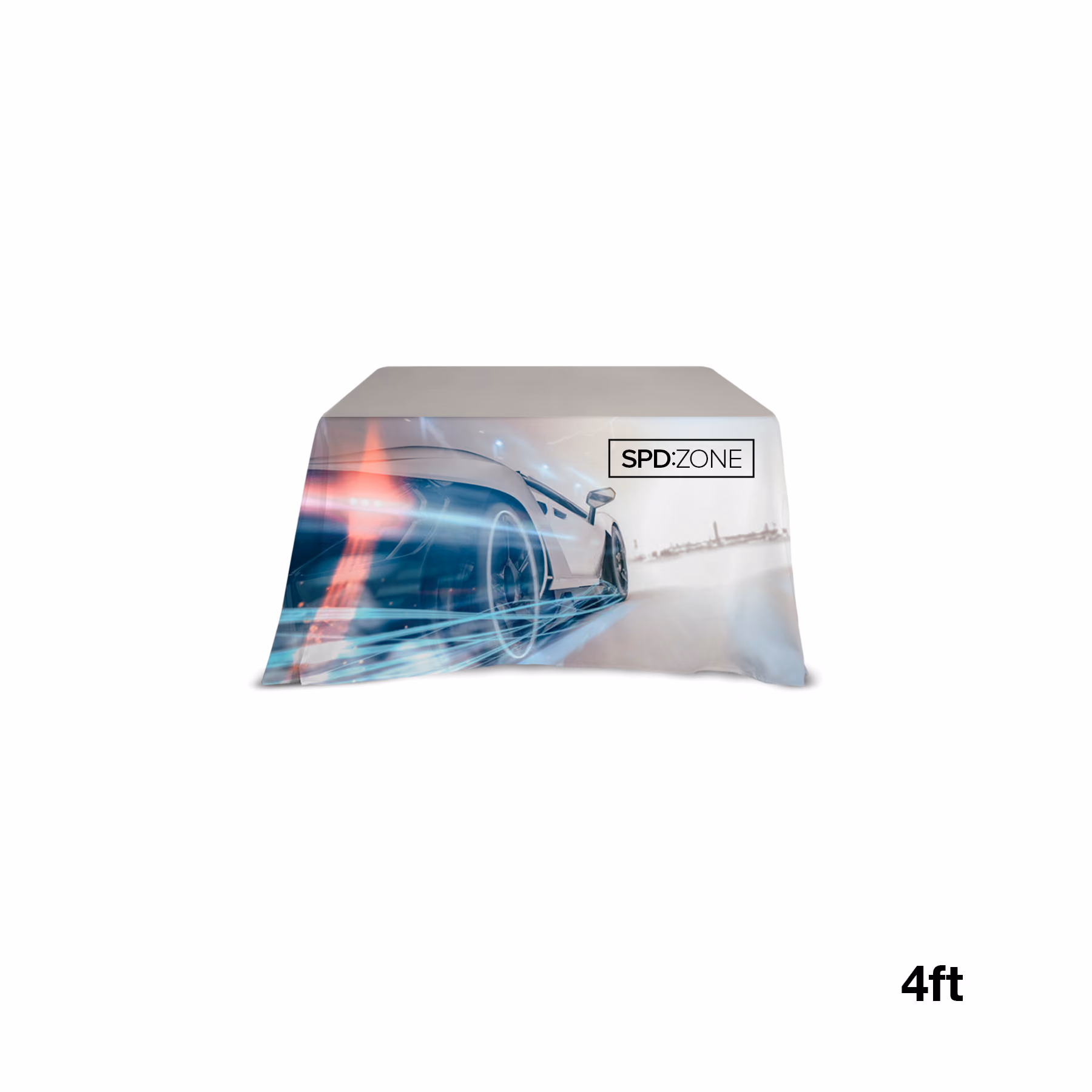 Custom DisplaySplash 4' Table Throw