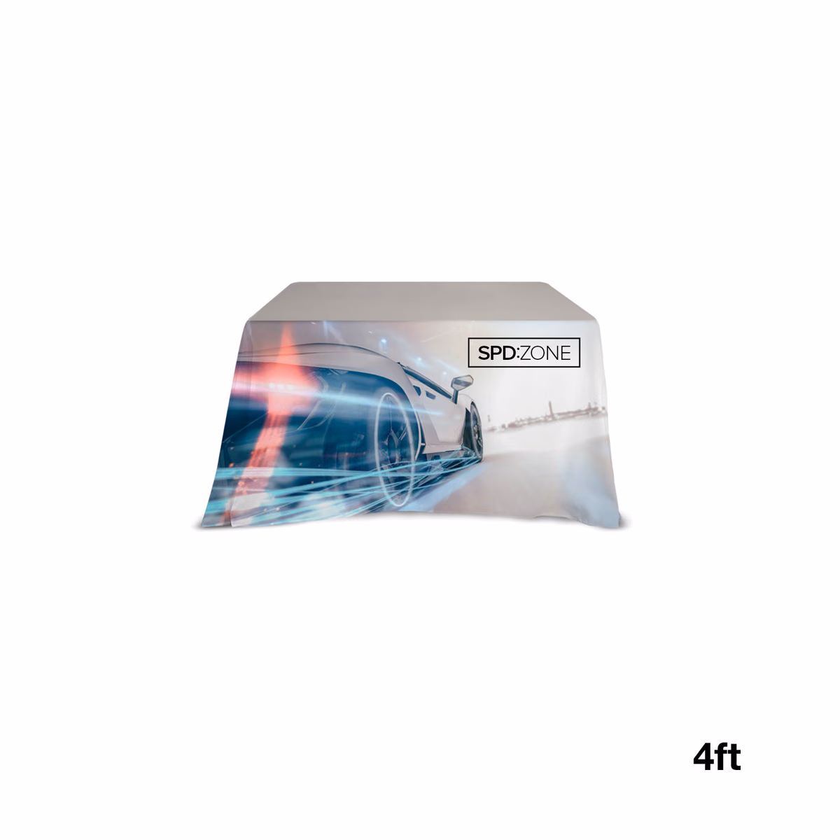 Custom DisplaySplash 4' Table Throw
