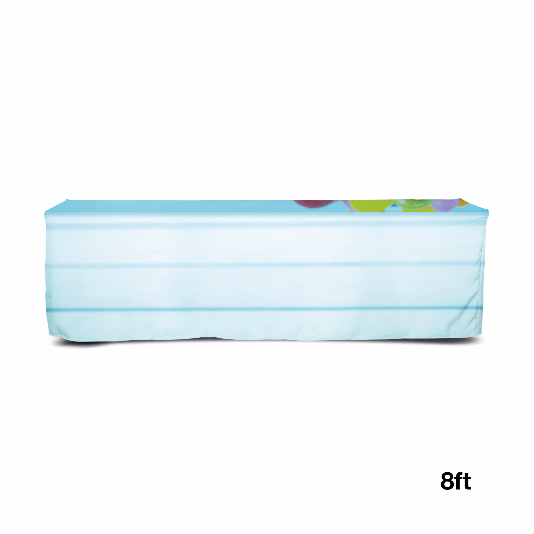 Custom DisplaySplash 8' Fitted Table Cover
