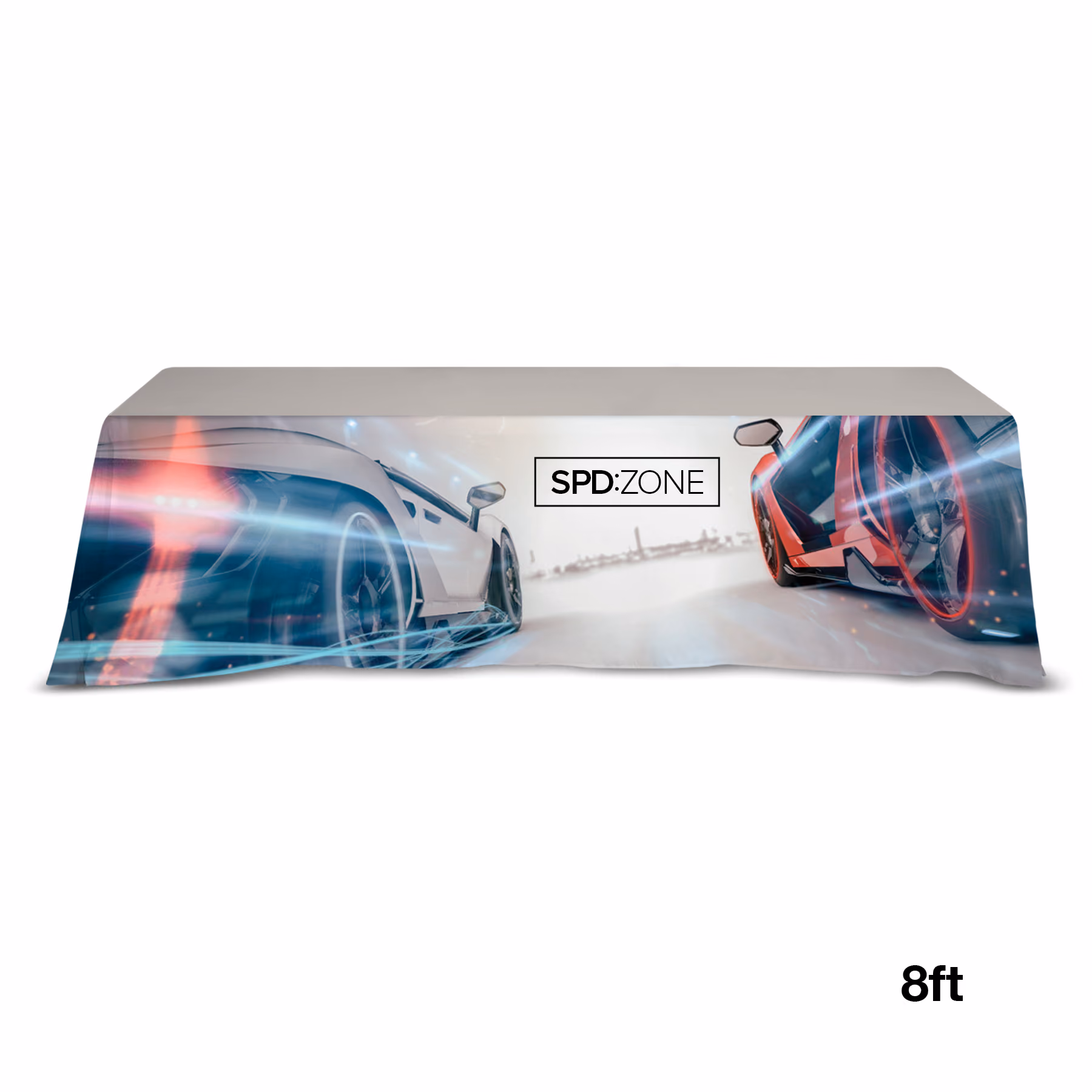 Custom DisplaySplash 8' Table Throw