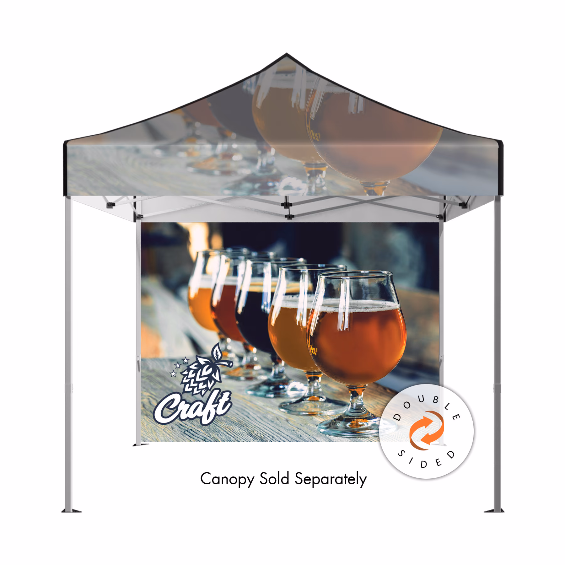 Custom DisplaySplash Double-Sided Full Tent Wall