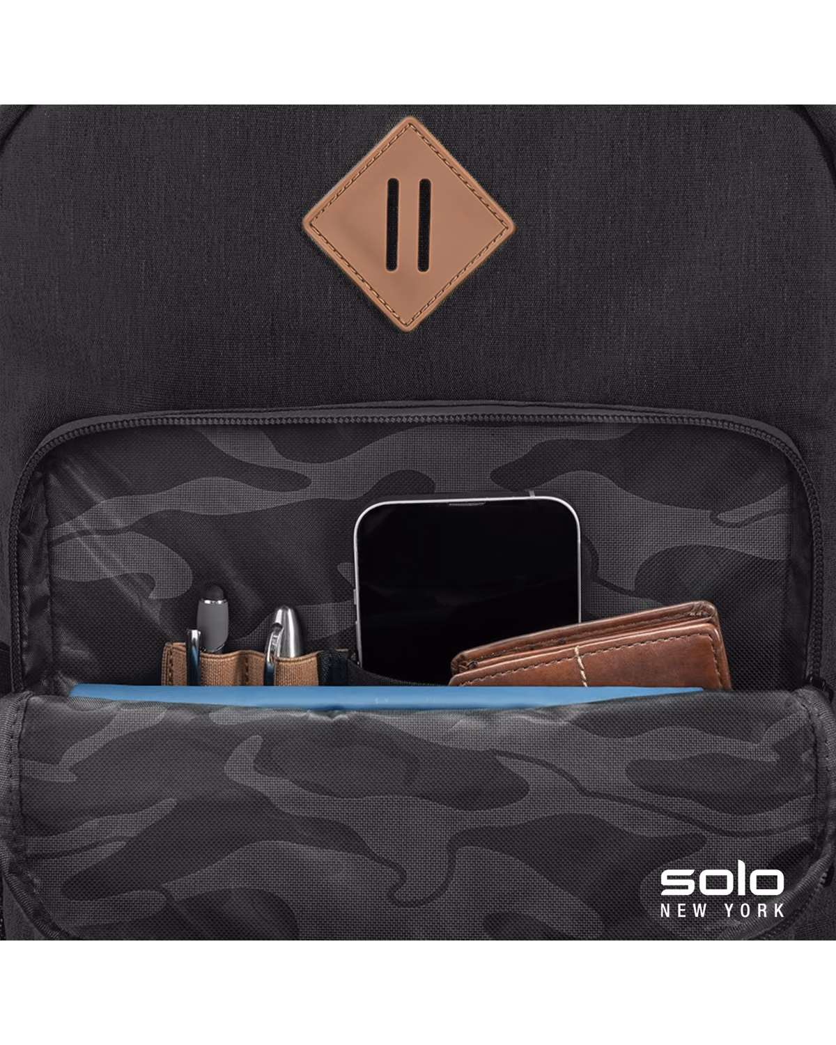 Custom Solo New York Re:fresh Backpack - Black - detail