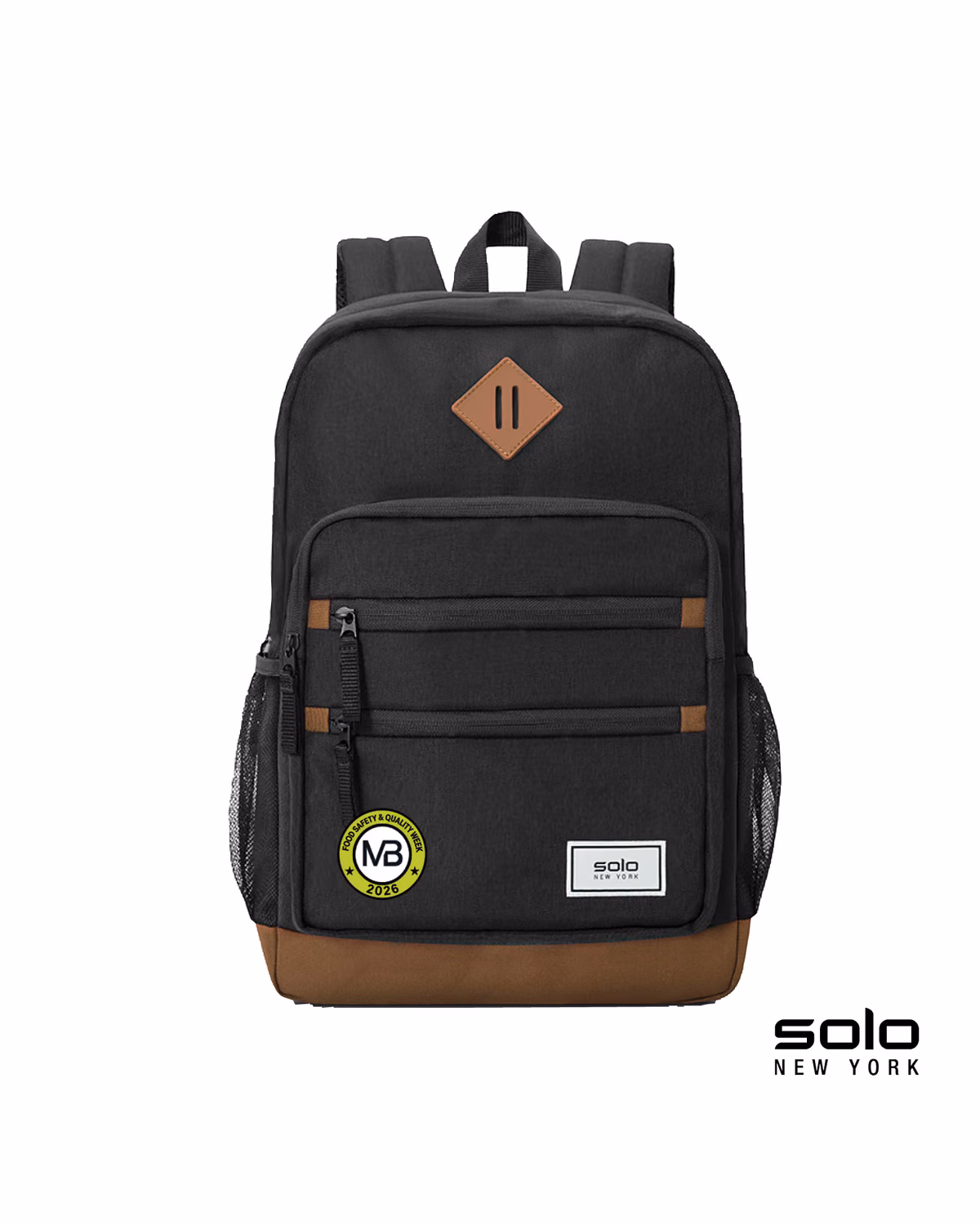 Custom Solo New York Re:fresh Backpack - Black - front