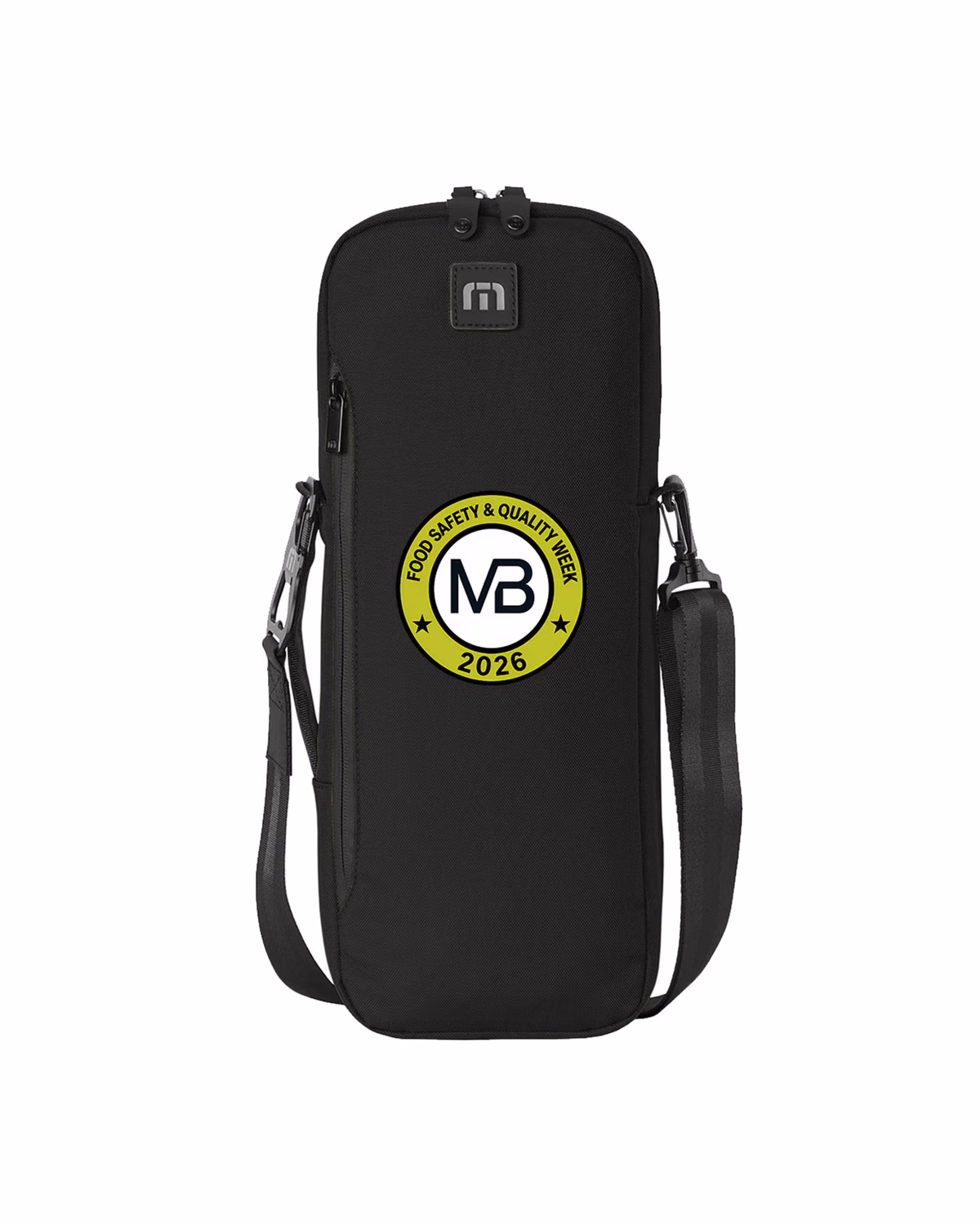 Custom TravisMathew Gimme Cooler, Black, front view