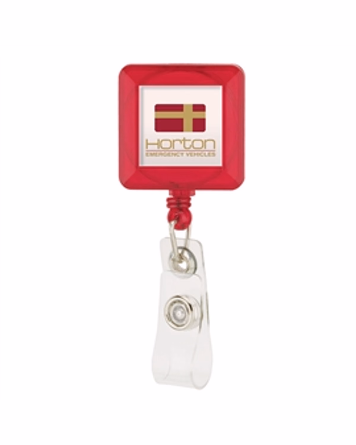 Custom Divo Badge Holder with Retractable Clip