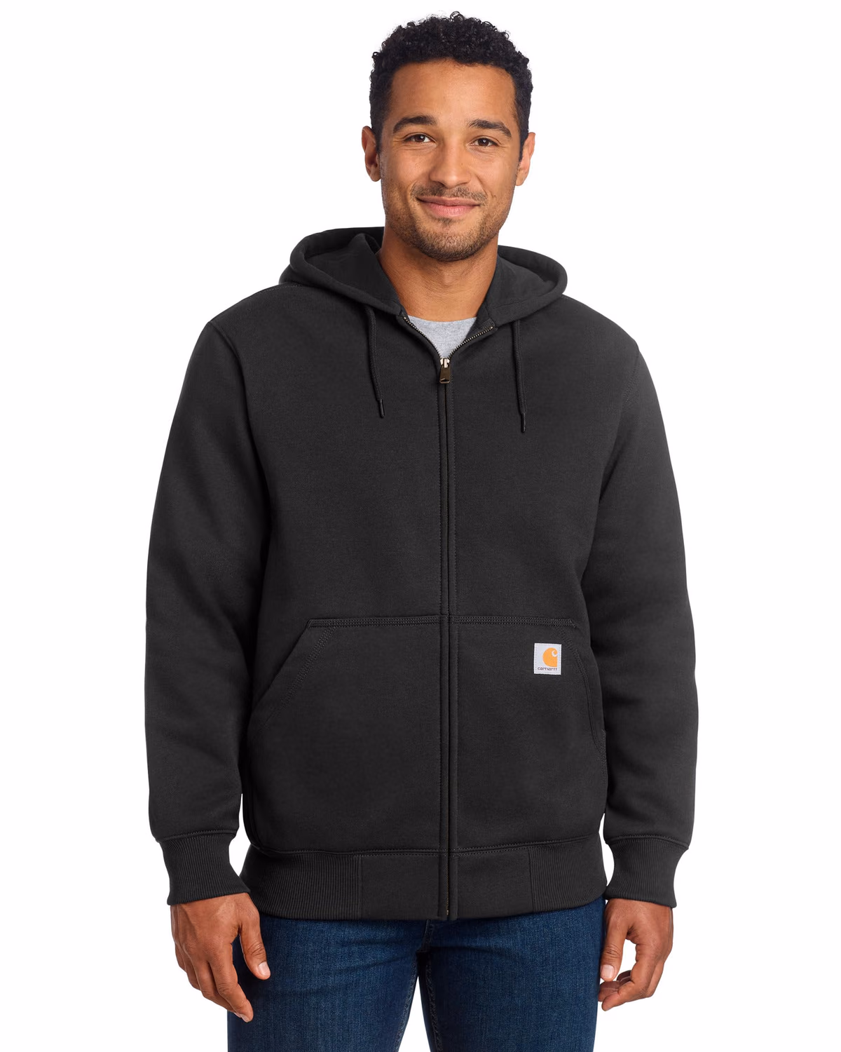 Custom Carhartt Rain Defender Paxton Hooded Zip-Front Sweatshirt