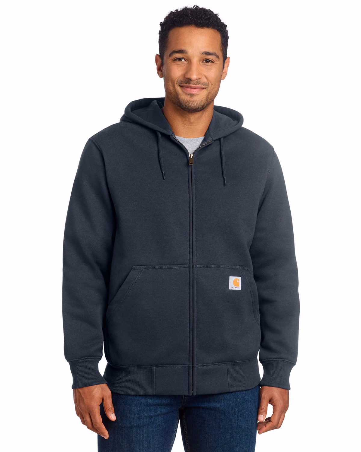 Custom Carhartt Rain Defender Paxton Hooded Zip-Front Sweatshirt