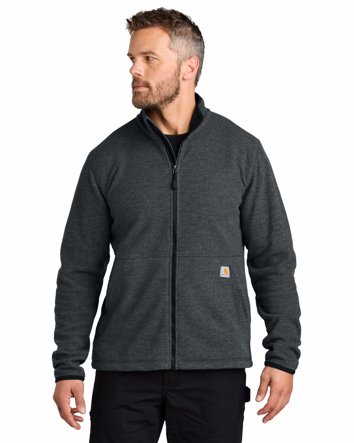 Custom Carhartt Textured Full-Zip Fleece Jacket
