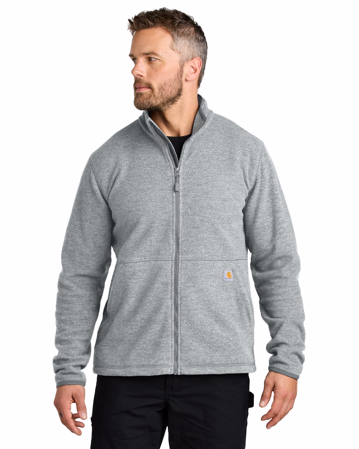 Custom Carhartt Textured Full-Zip Fleece Jacket