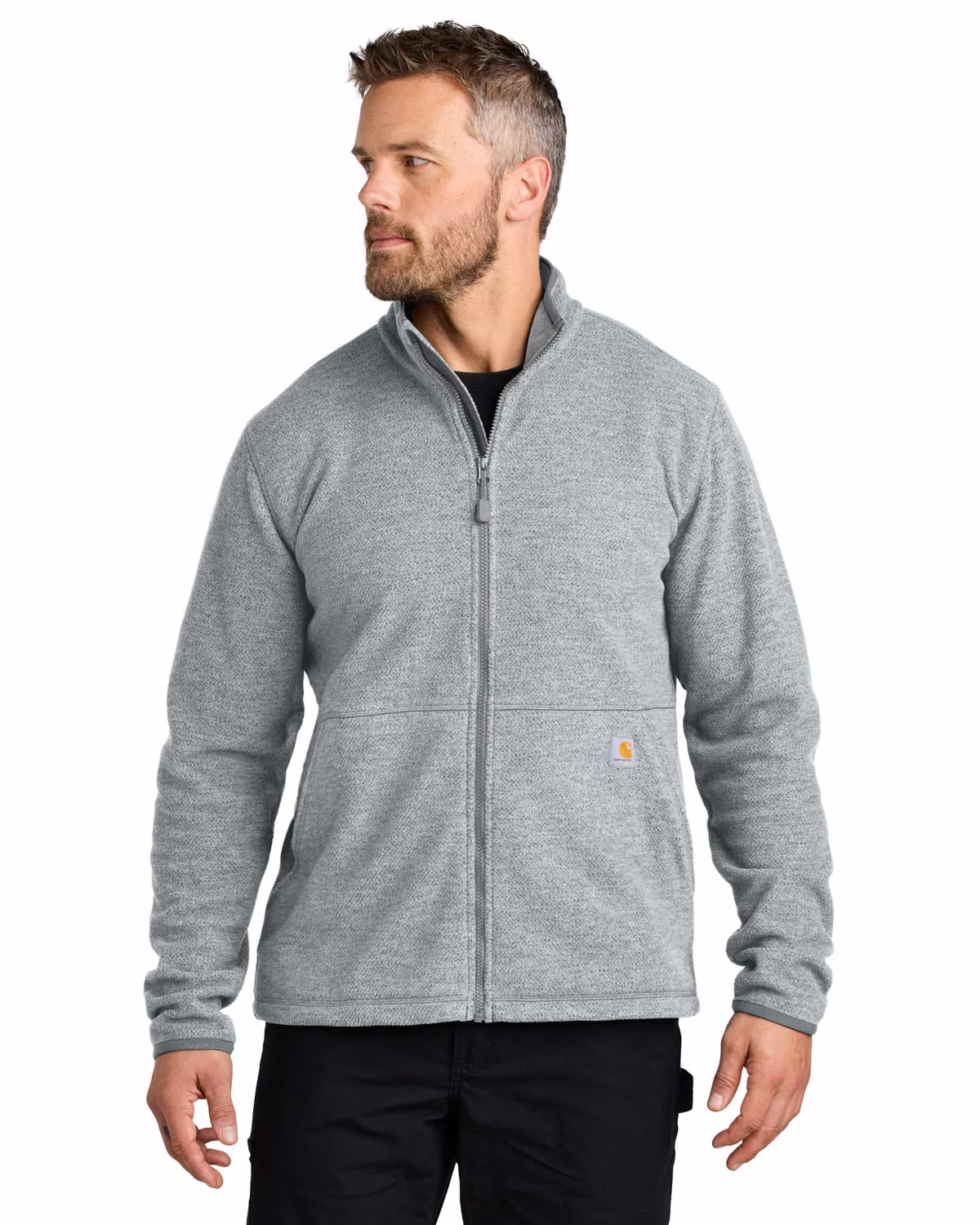 Custom Carhartt Textured Full-Zip Fleece Jacket