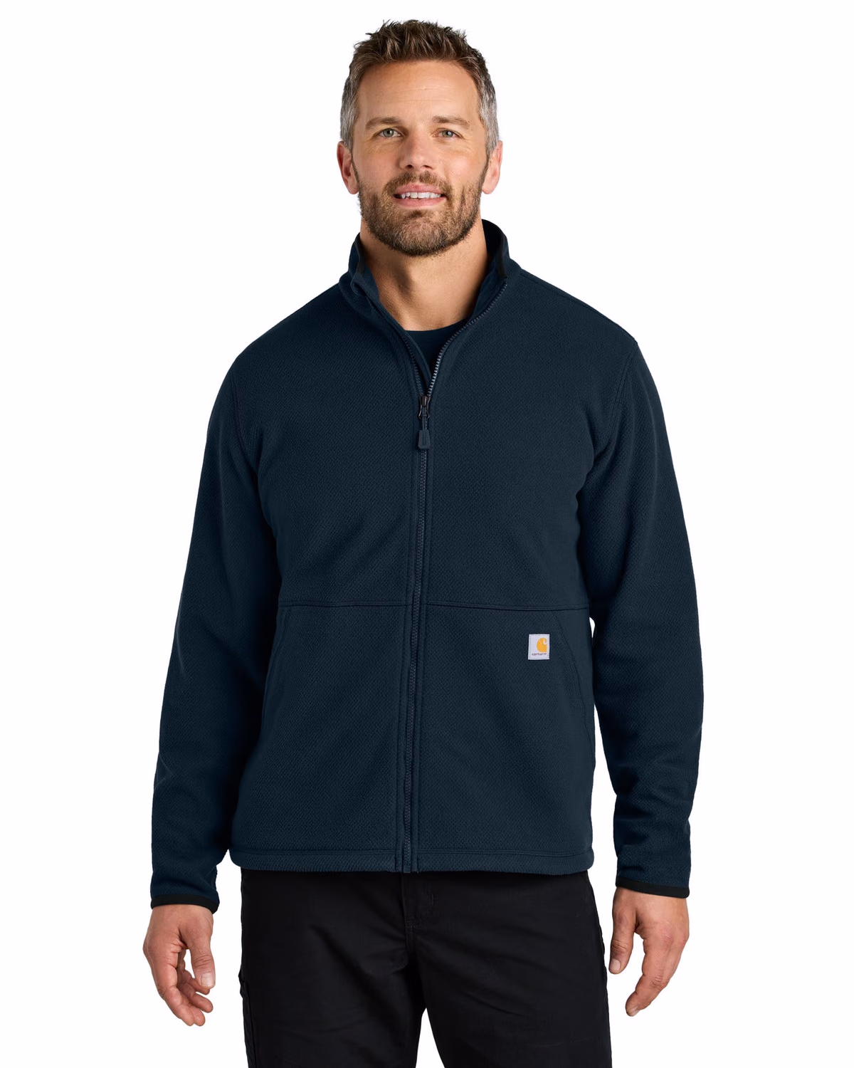 Custom Carhartt Textured Full-Zip Fleece Jacket