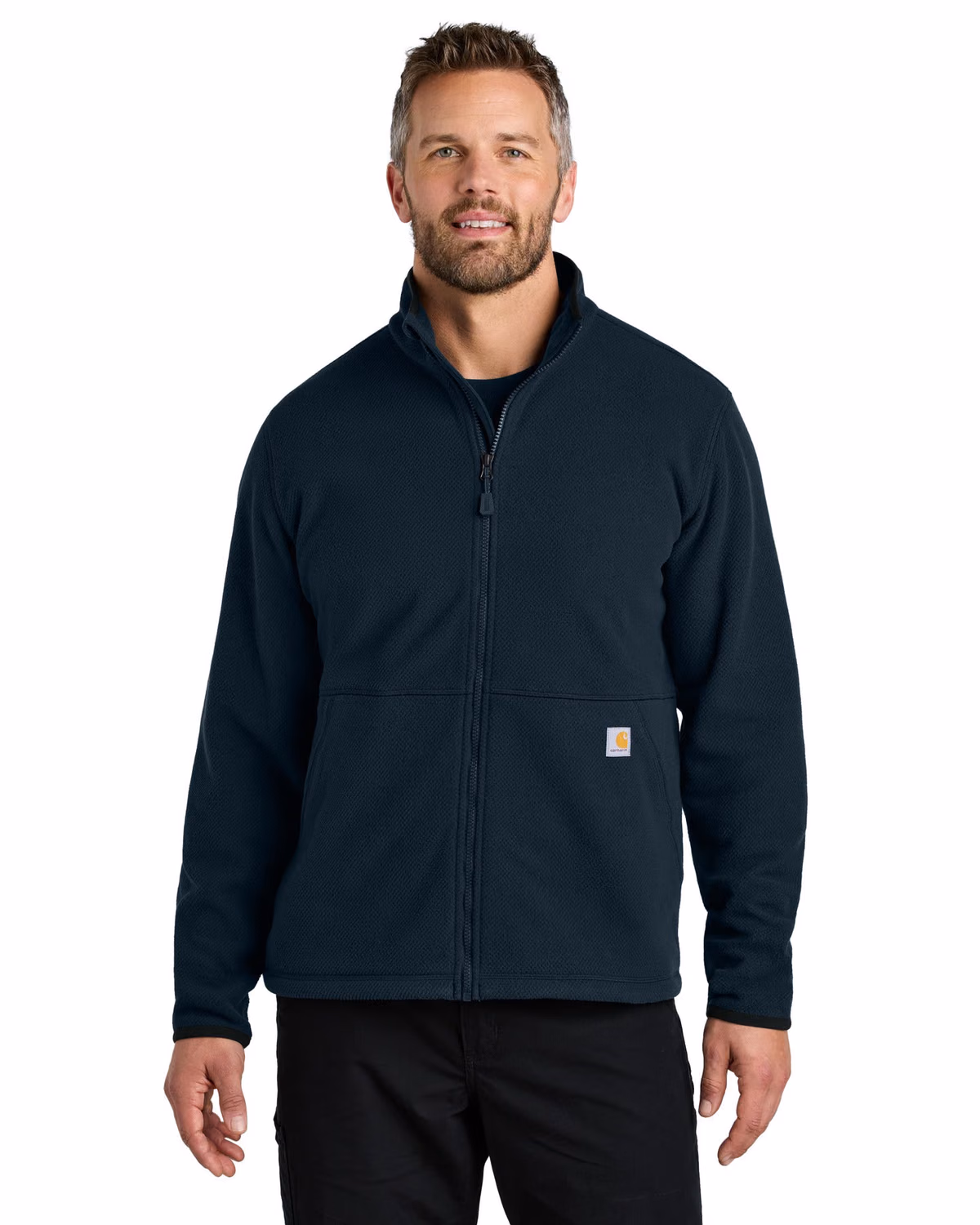 Custom Carhartt Textured Full-Zip Fleece Jacket