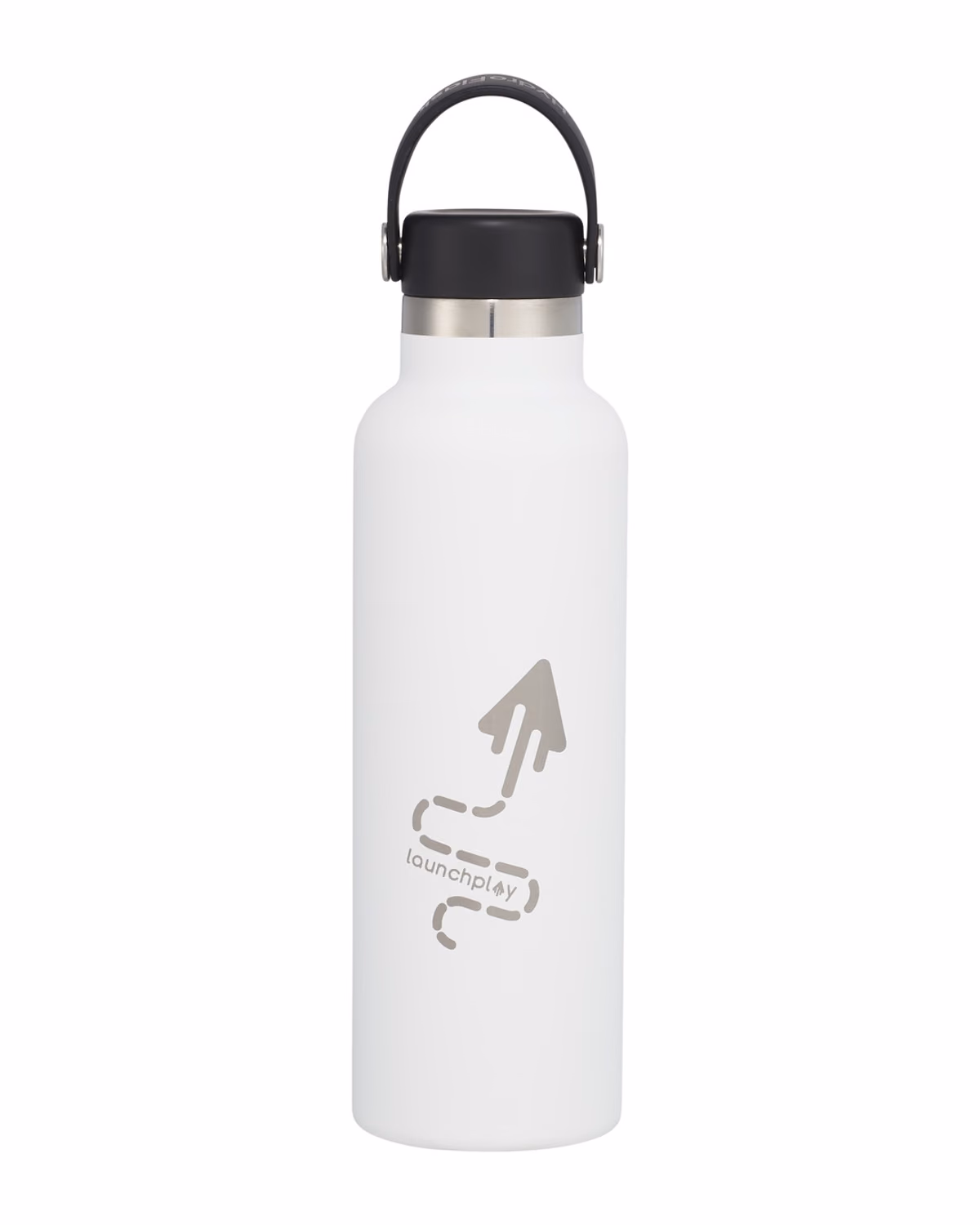 Custom Hydro Flask 21 oz. Standard Mouth Bottle w/Flex Cap, decorated / alternate view