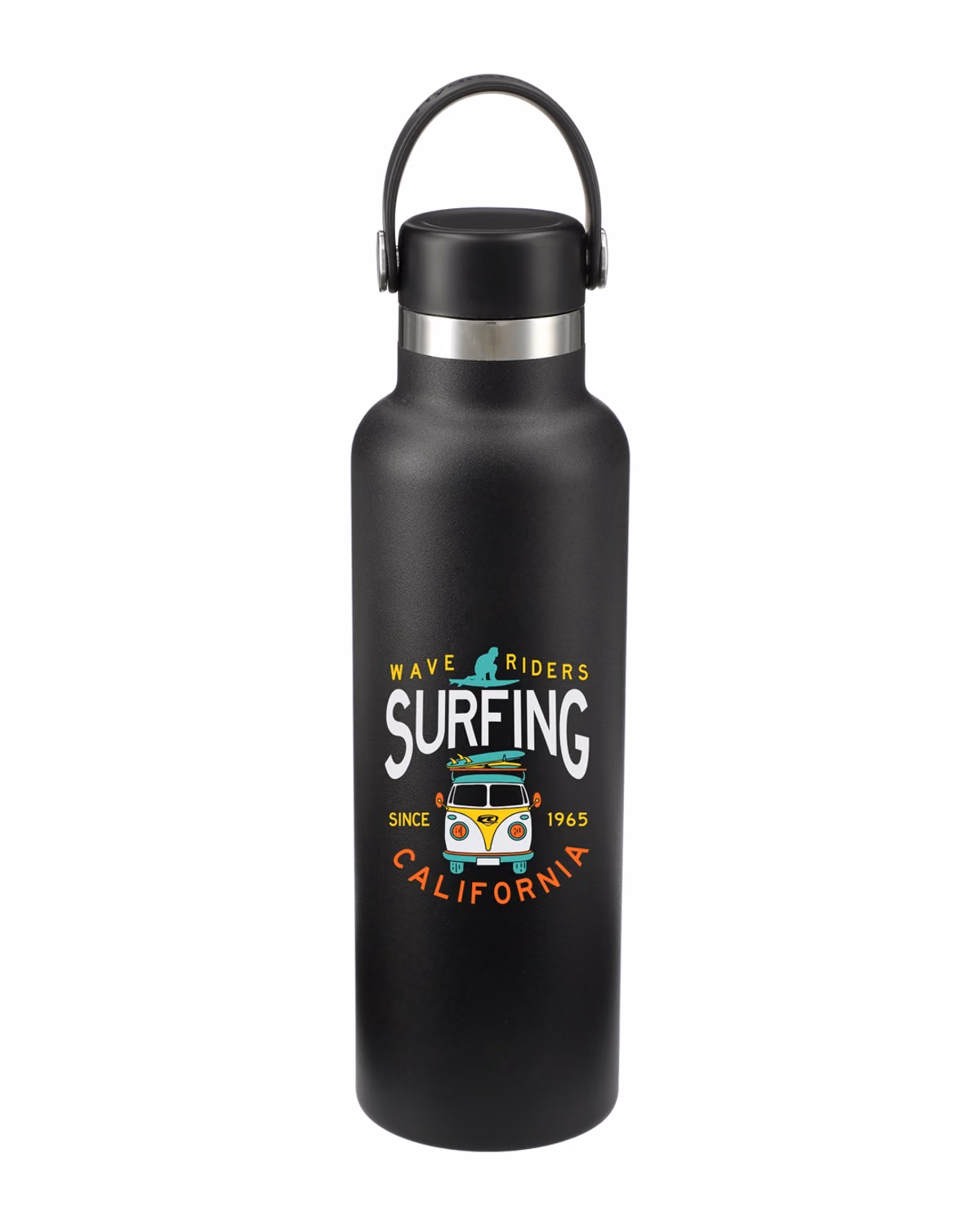 Custom Hydro Flask 21 oz. Standard Mouth Bottle w/Flex Cap, decorated / alternate view