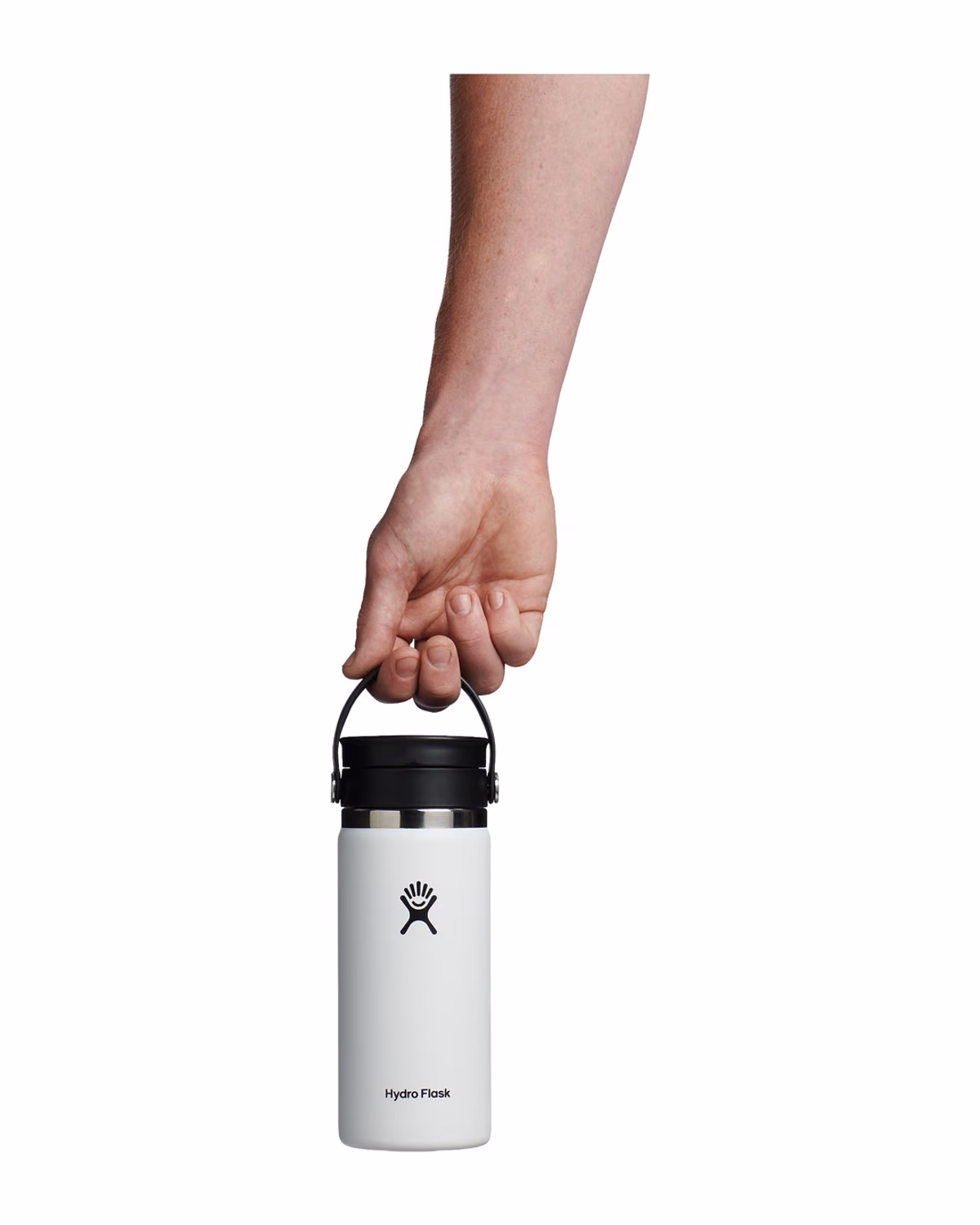 Custom Hydro Flask 16 oz. Wide Mouth Coffee Flask w/Flex Sip Lid, back view