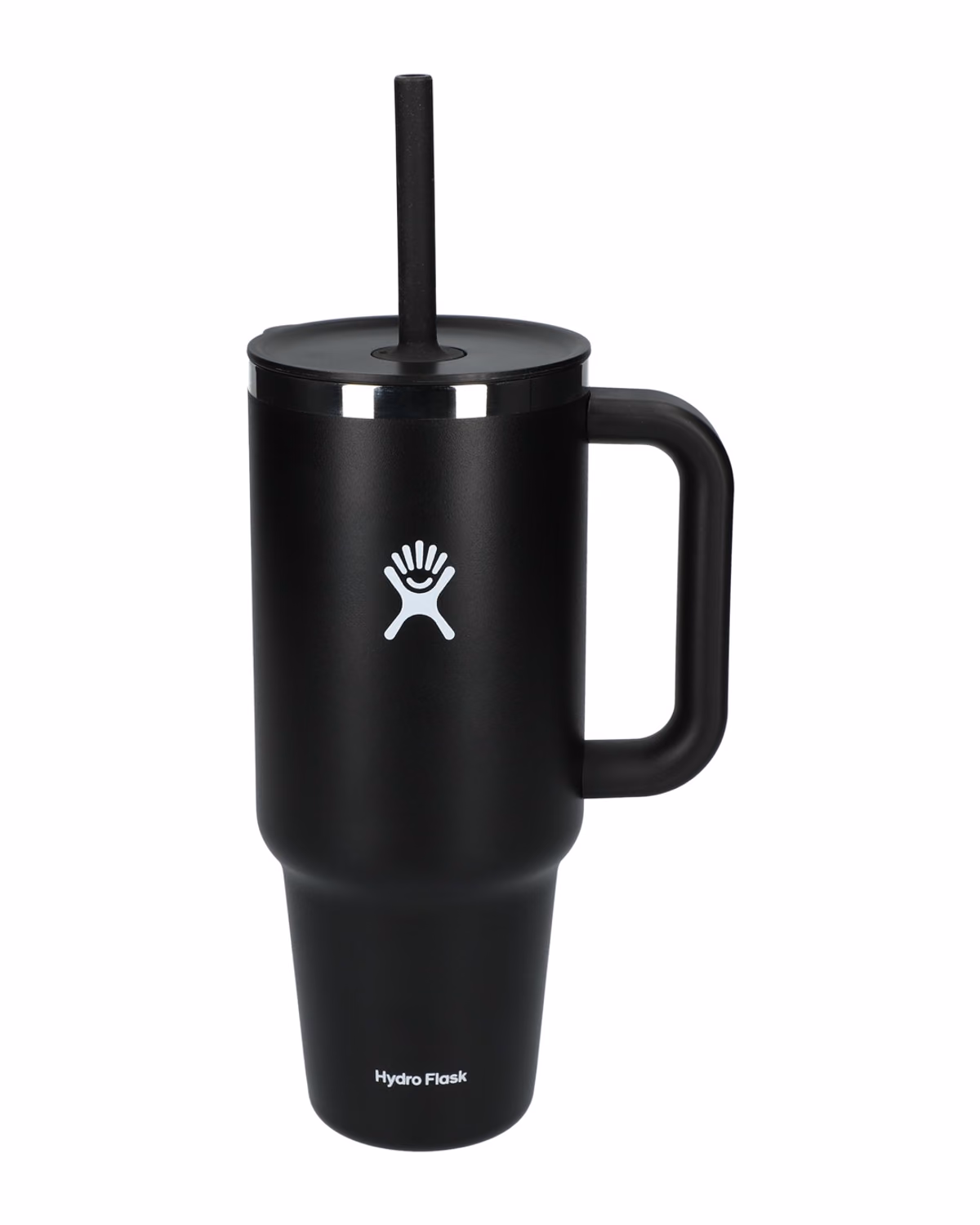 Custom Hydro Flask 40 oz. Travel Tumbler w/Clear Lid, back view