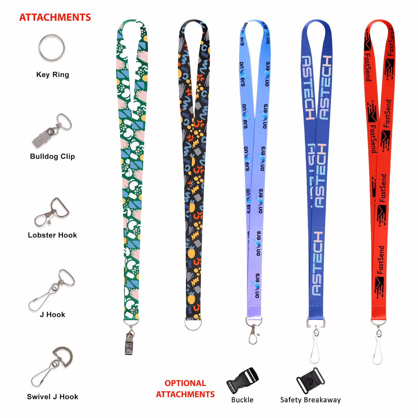 Custom Full Color Dye Sublimated Lanyard