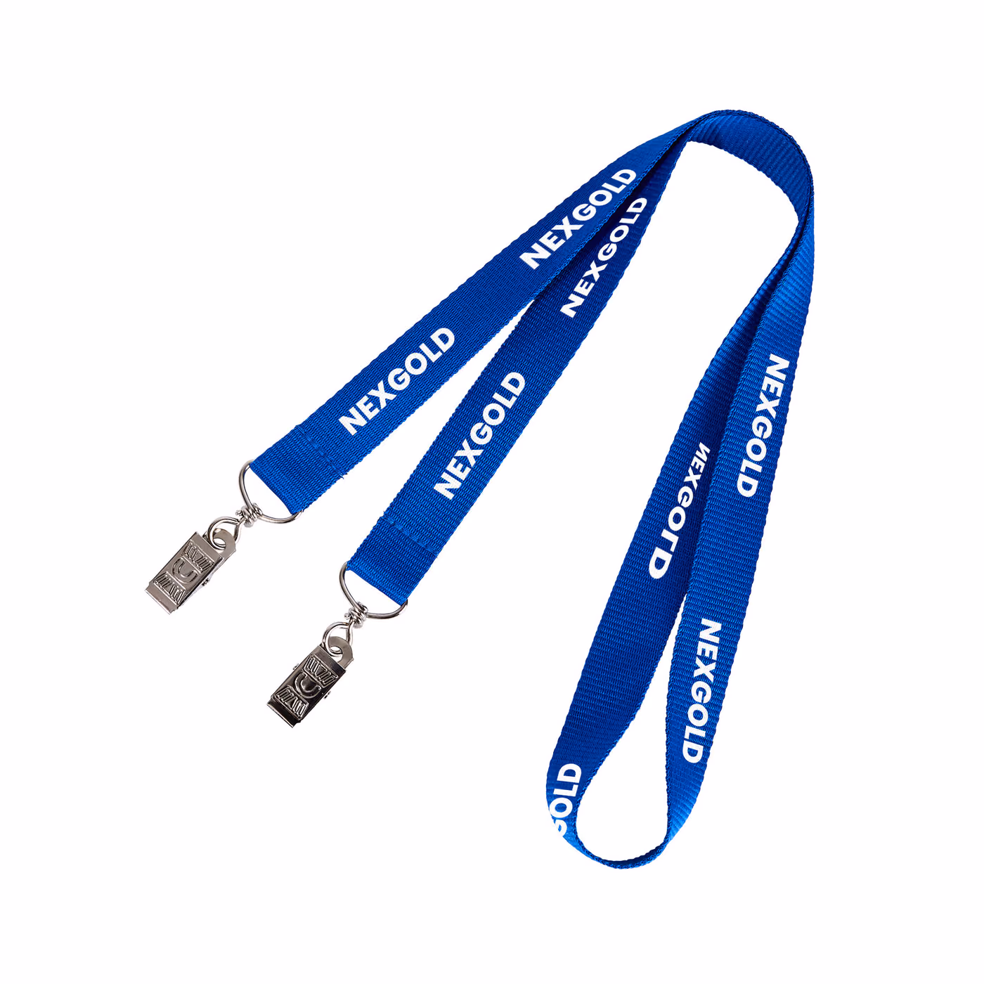 Custom 3/4" Custom Open Ended Polyester Lanyard W/ Dual Attachments