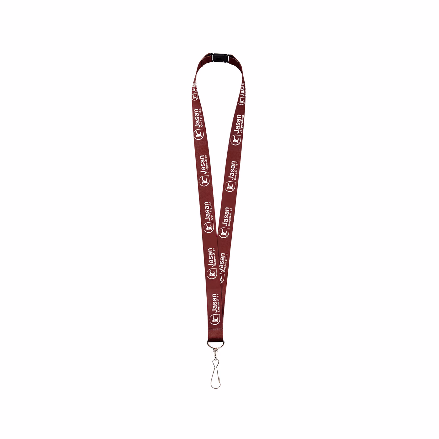 Custom 3/4" Full Color Polyester Lanyard W/ J Hook And Breakaway