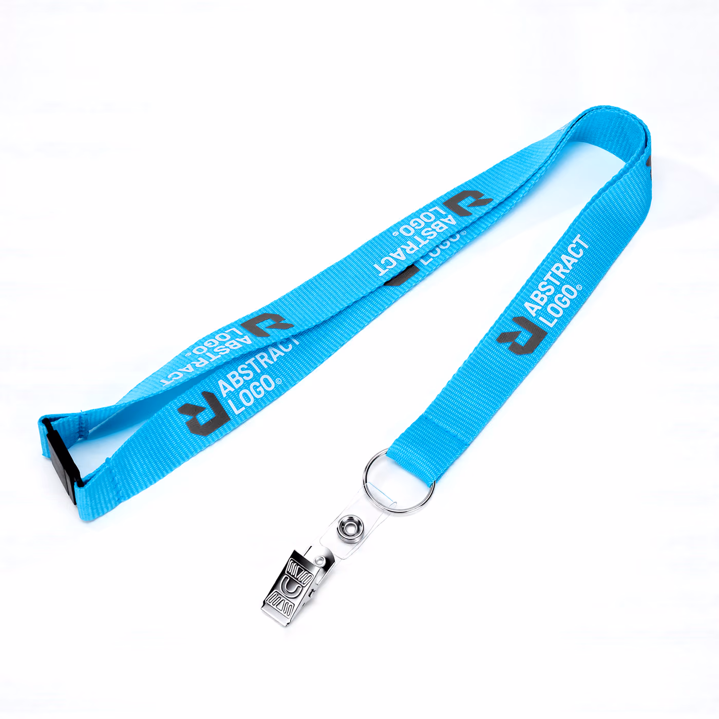 Custom 3/4" Polyester Lanyards With Safety Breakaway