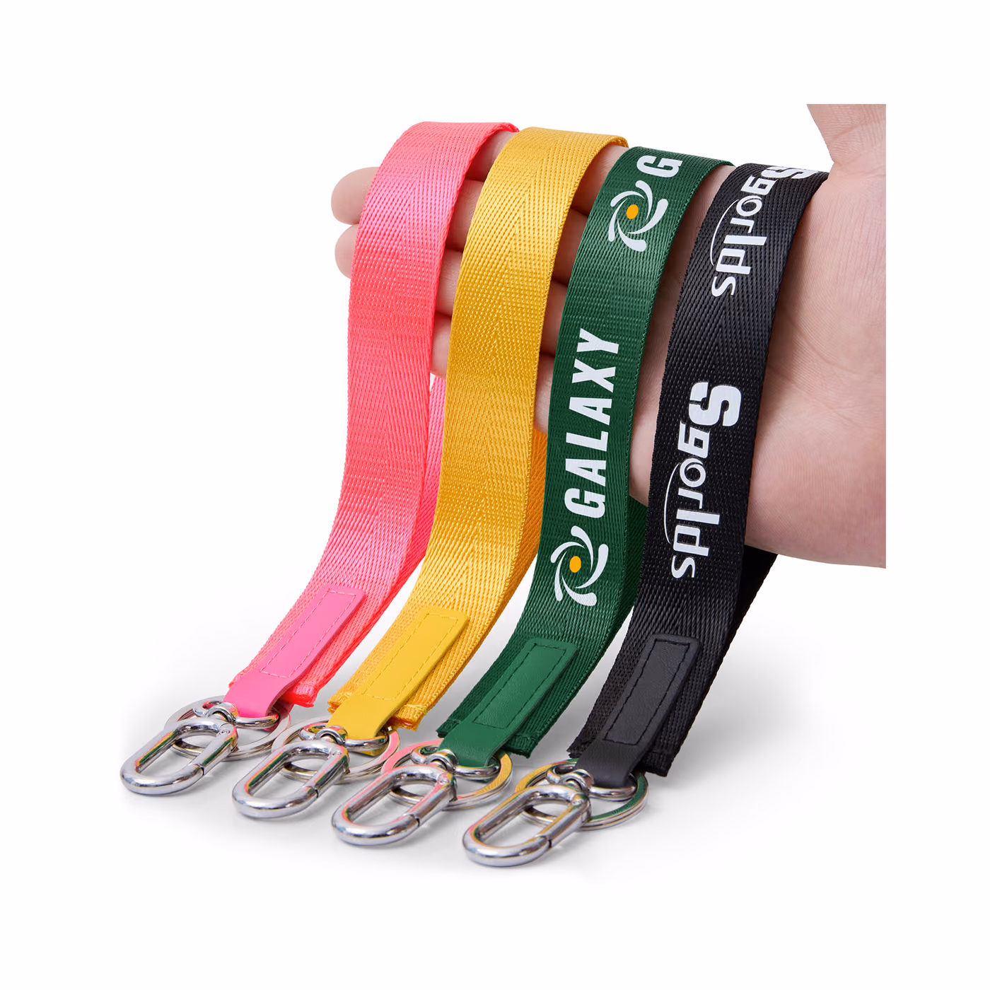 Custom Nylon Woven Custom Printed Keychain Lanyard