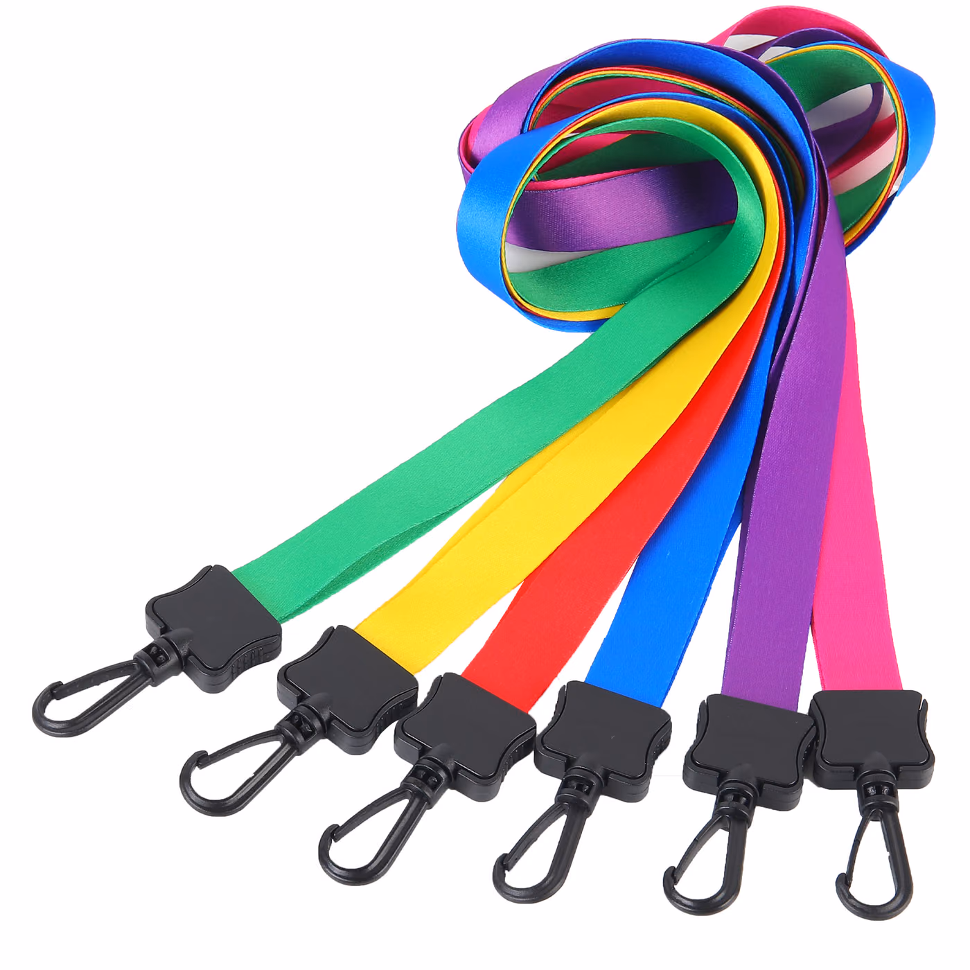 Custom 3/4" Full Color Dye-Sublimated Lanyard W/ Clamshell & Plastic Swivel J Hook